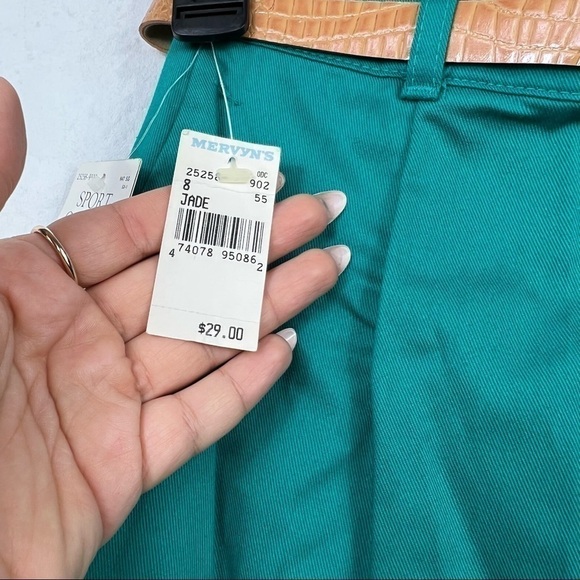 Vintage Levi's Sportswear High Waist Pleated Cotton Pants With Belt - Picture 11 of 13